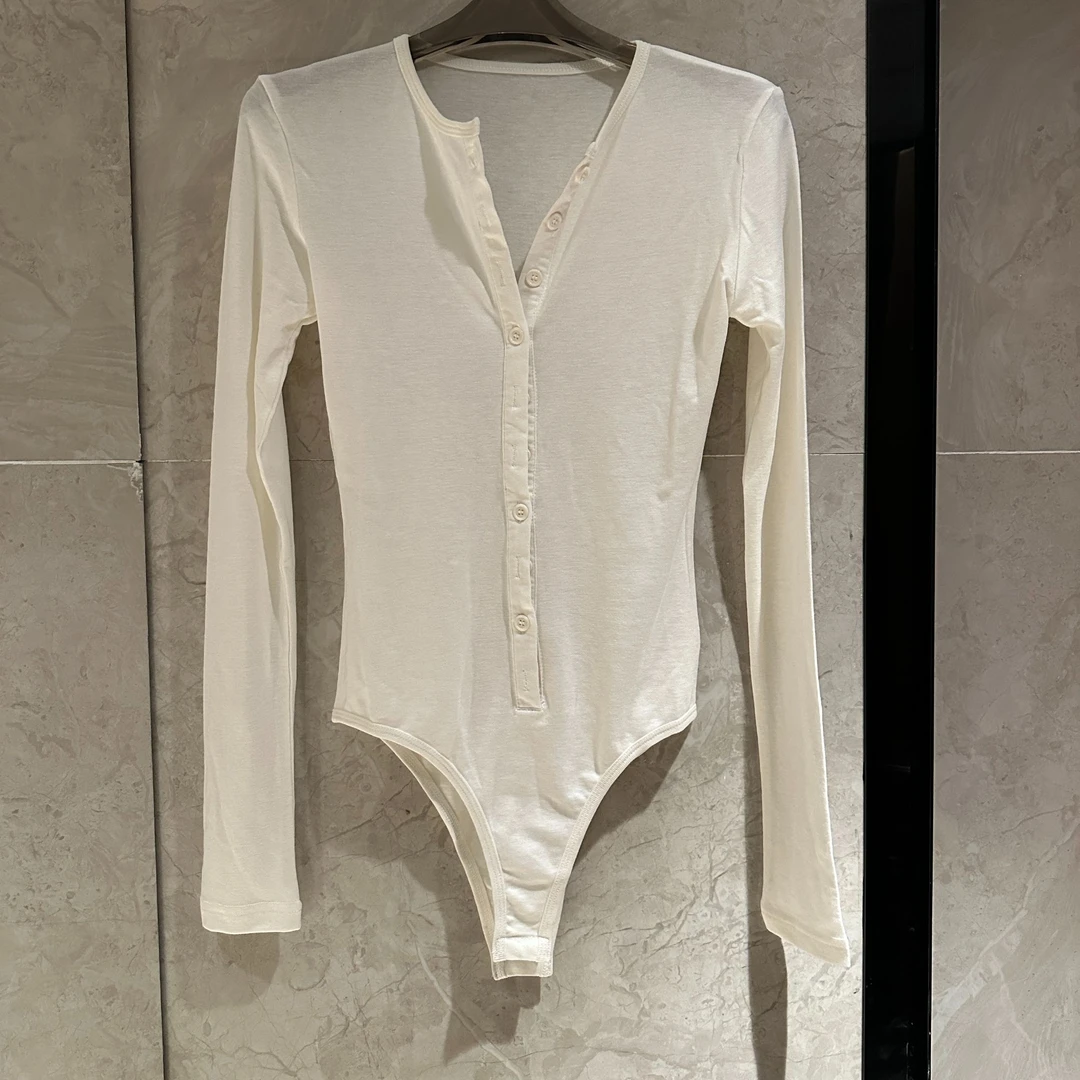 主播推荐-小众气质简约修身连体衣