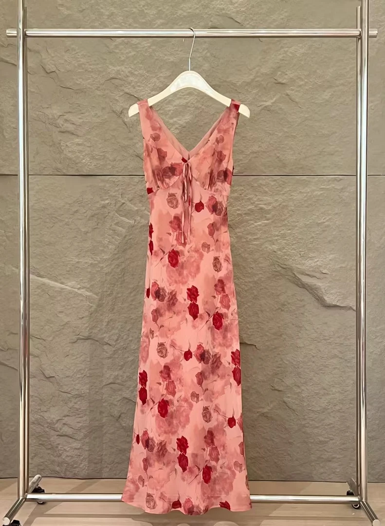 【门店同款】ENJOY夏季“悠然之境”玫瑰印花裙 162263786