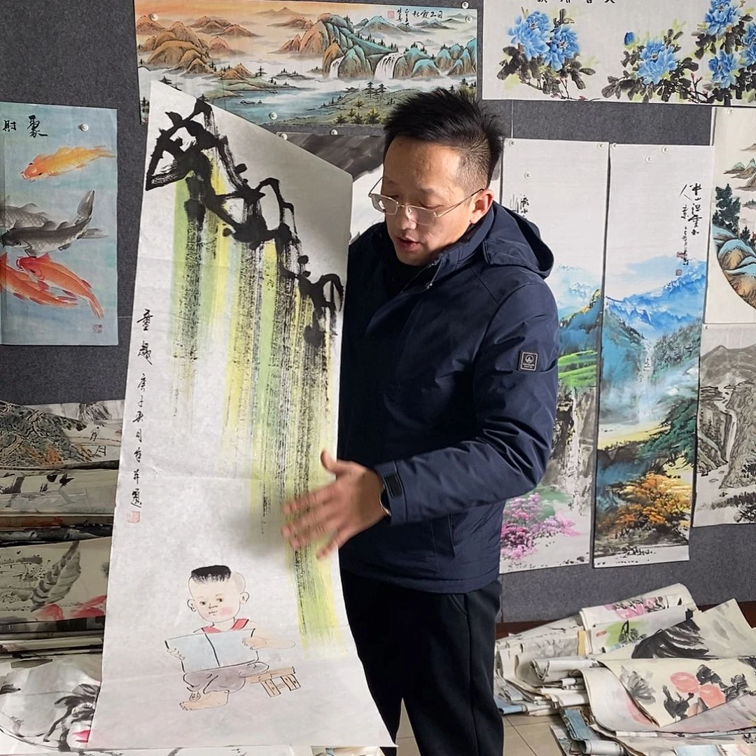 国画手写手绘国画作品35