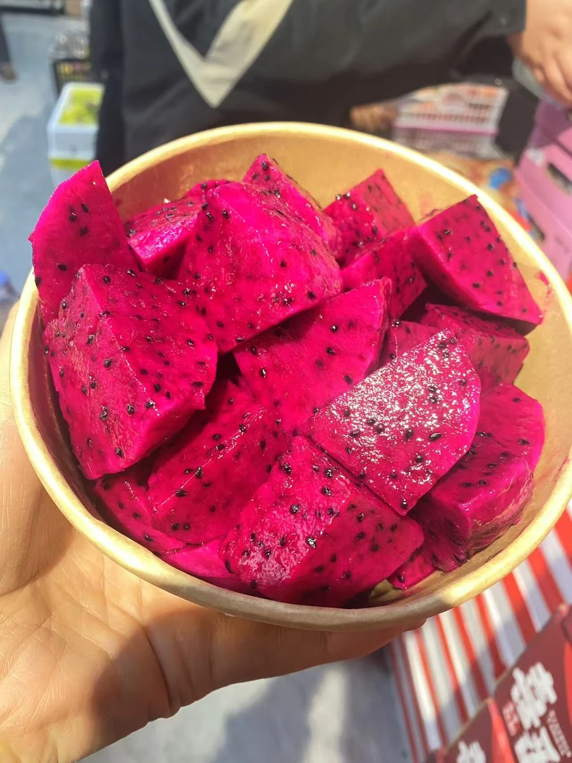 海南红心火龙果切盒