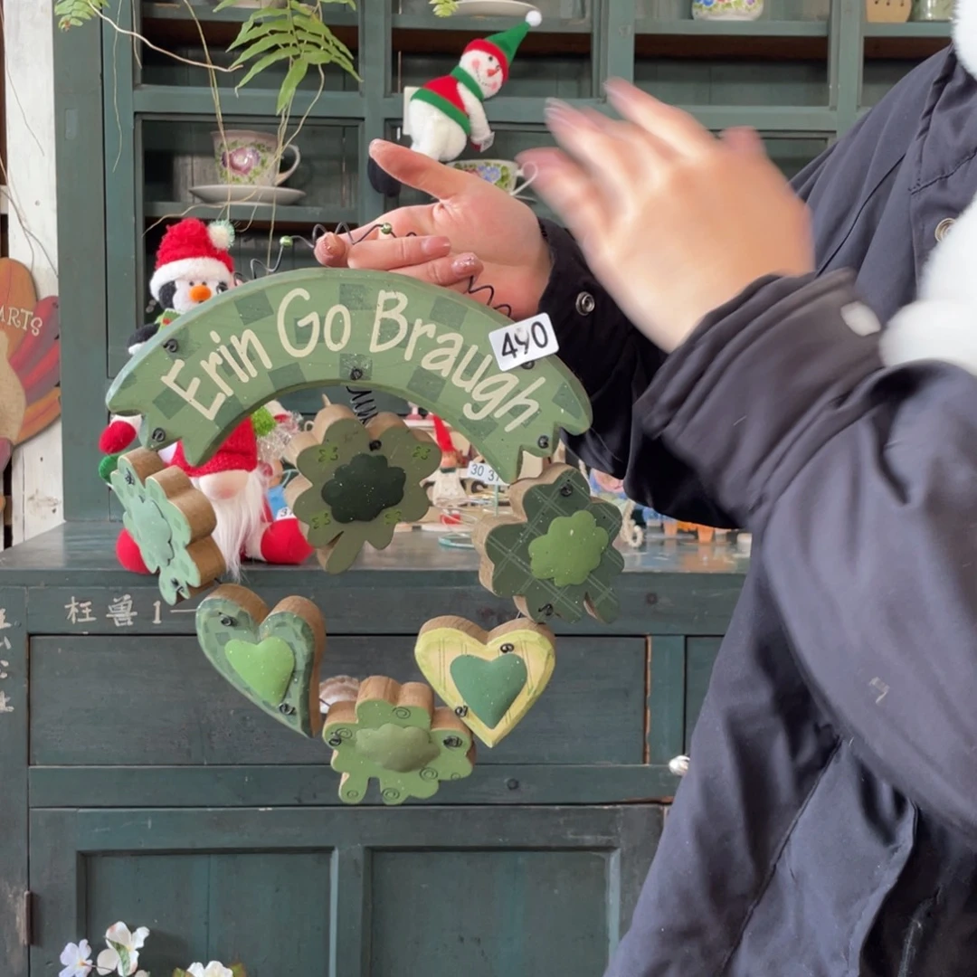 木质圣诞月福老货玩具默认微瑕