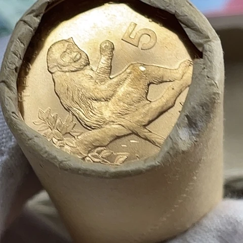 其他普通金属金丝猴纪念币原卷如图，，，，
