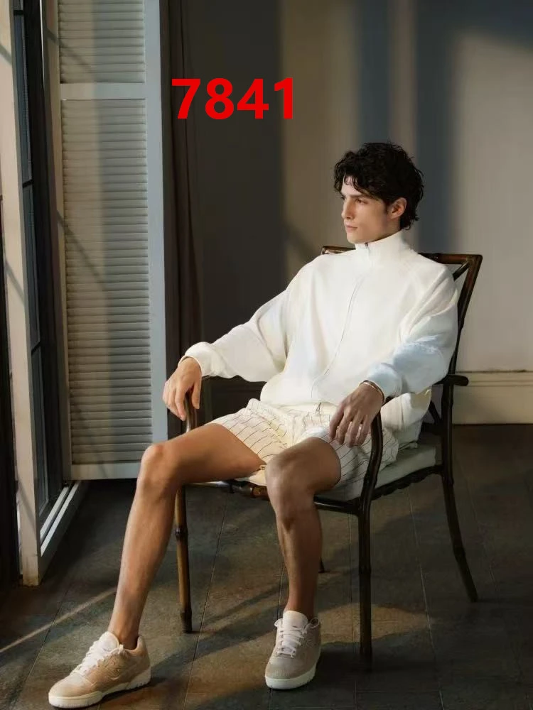 LA女士5扣POLO衫长袖7841