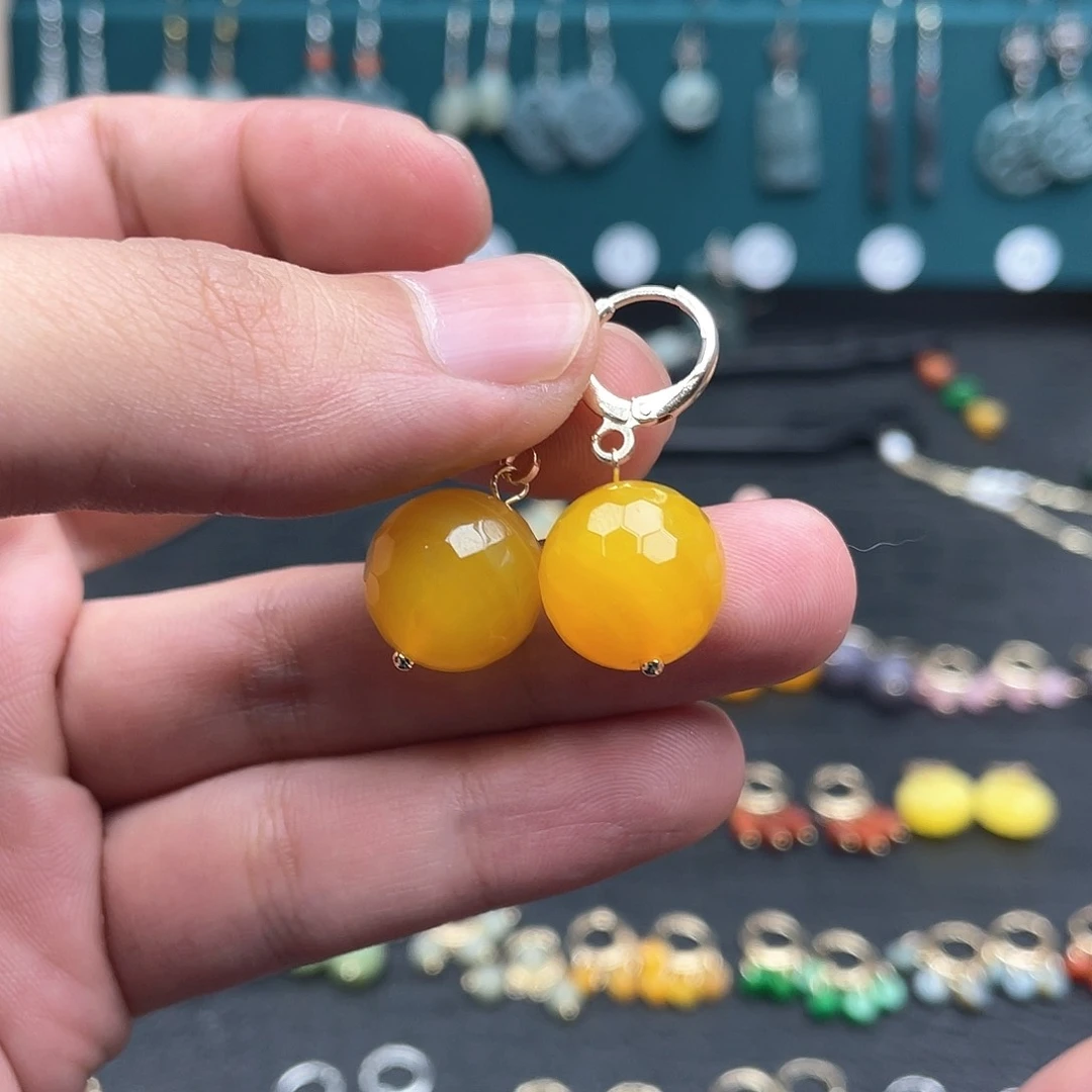 未镶嵌翡翠耳饰0086