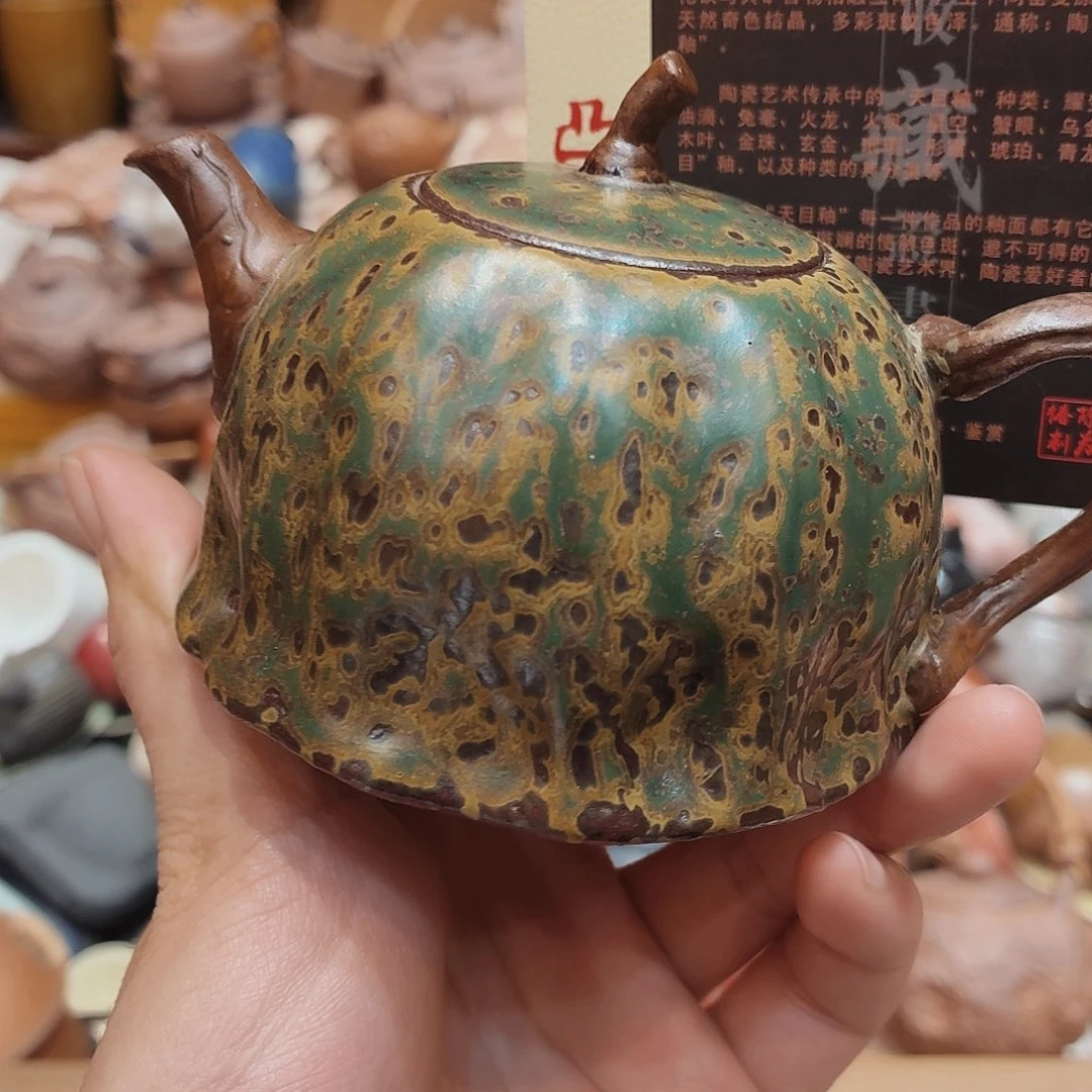 柴烧老岩泥高温茶器皿