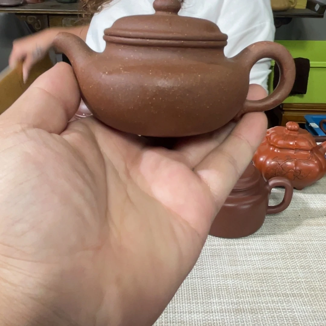 紫砂茶杯宜兴原矿紫砂精品手工