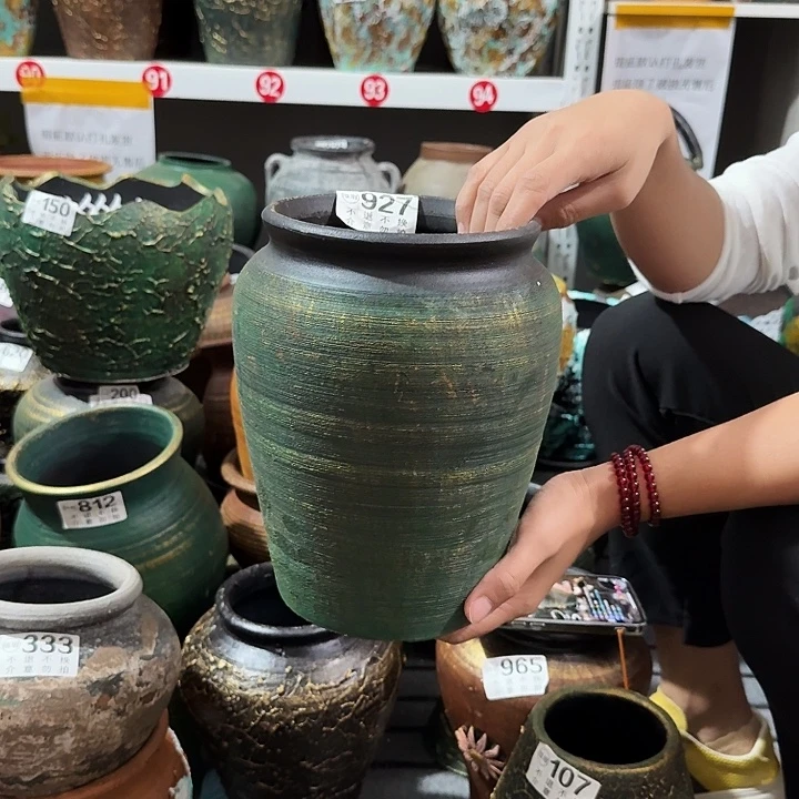 金绿坛子927高度23口径15