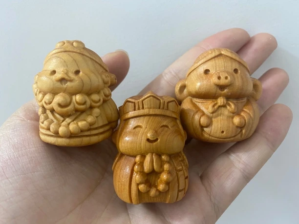 汽车桌面装饰礼品唐僧师徒文玩手把件发其一