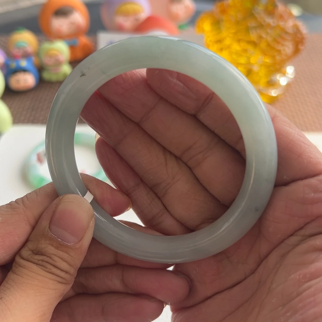 翡翠未镶嵌手镯35号 59