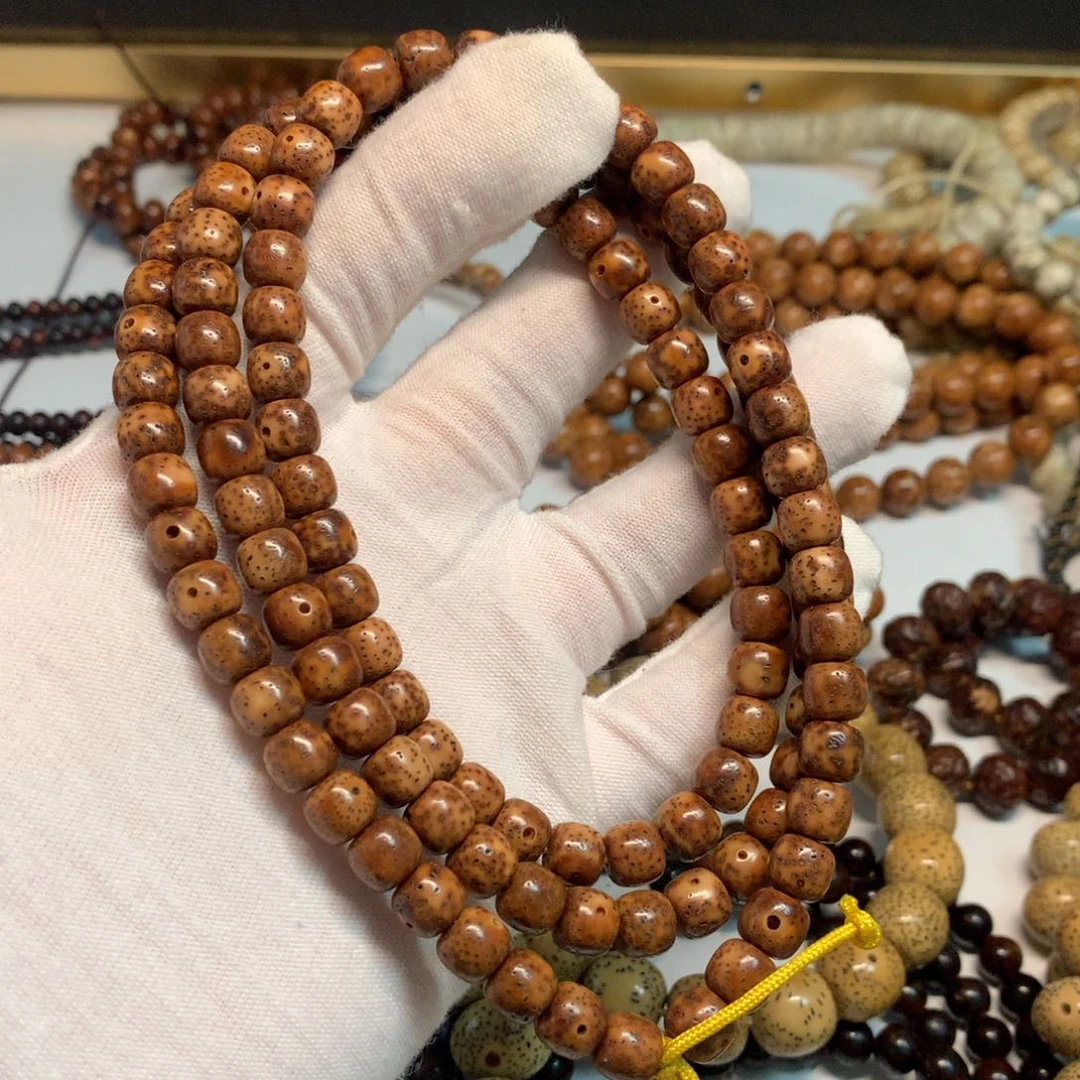 吊坠星月菩提87虎皮老型陈籽