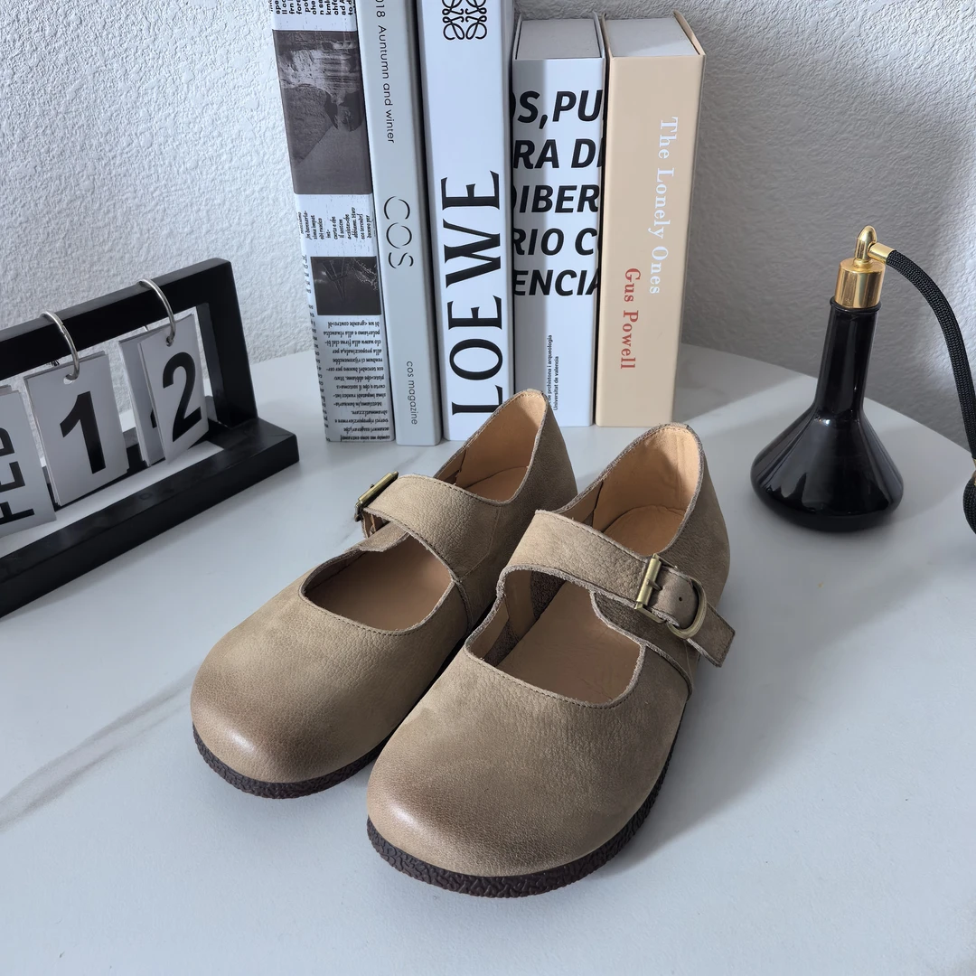 馨语家春款上新时尚舒适休闲平底鞋圆头