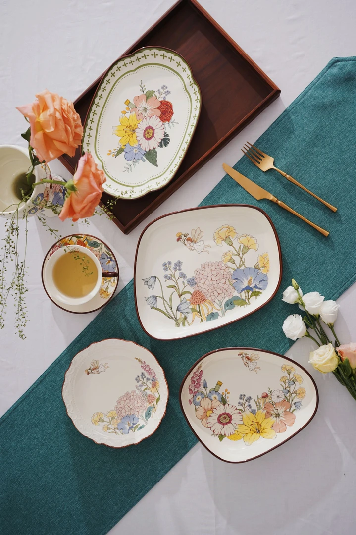 【景德镇手绘】创意陶瓷餐具-EEe