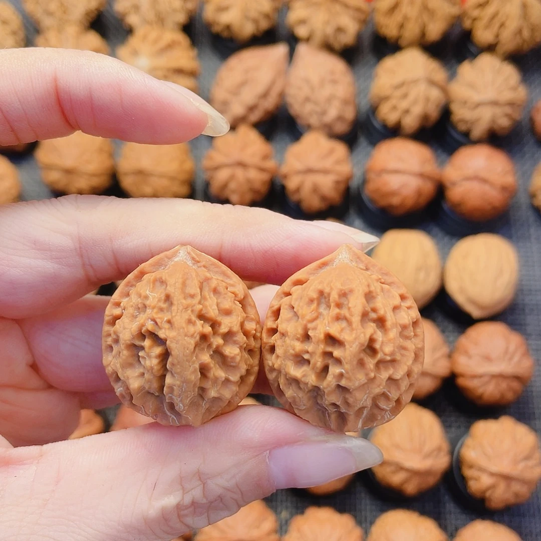 把件文玩核桃莲花