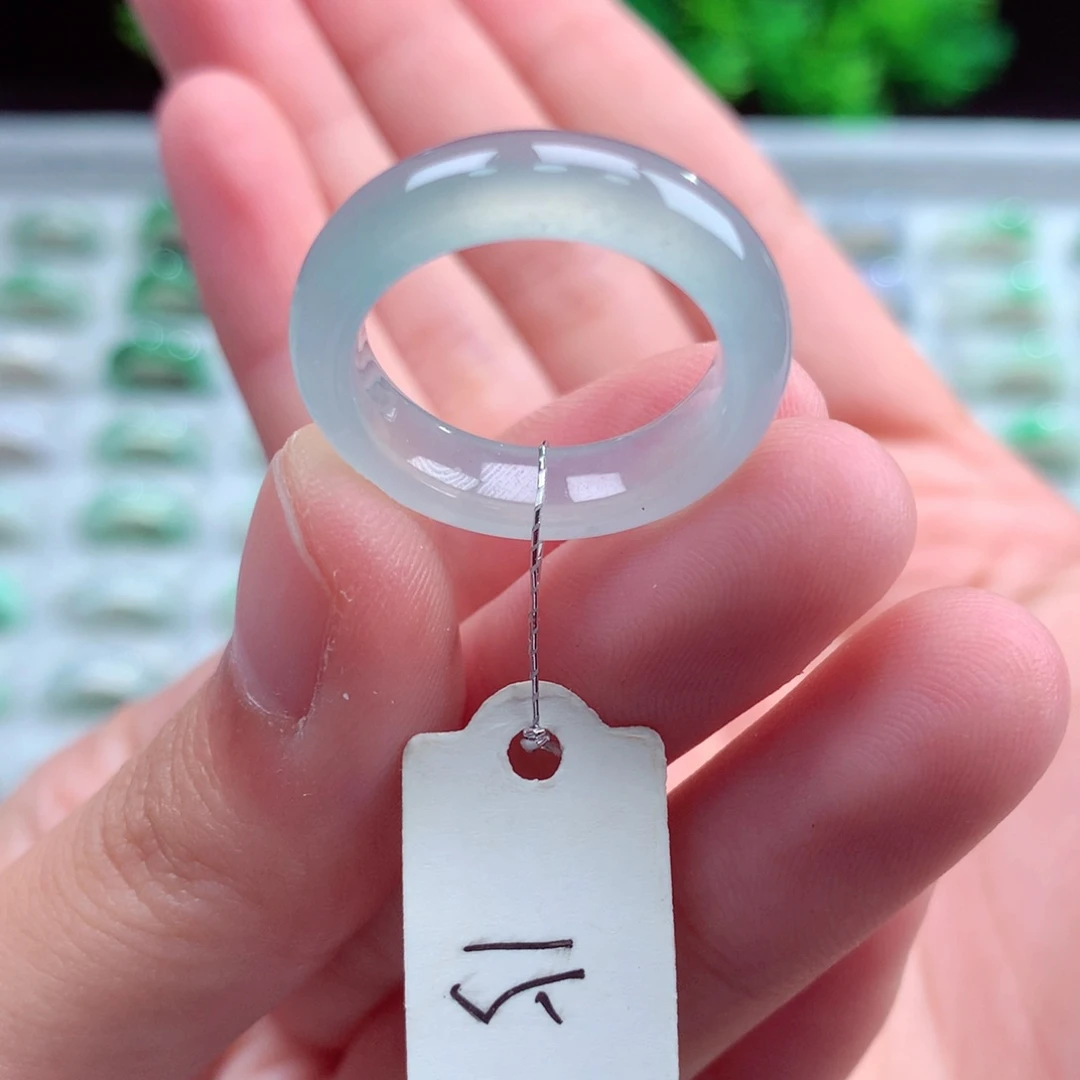 未镶嵌戒指翡翠j*a天然