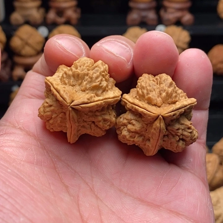 文玩核桃把件9金蟾塔33尺