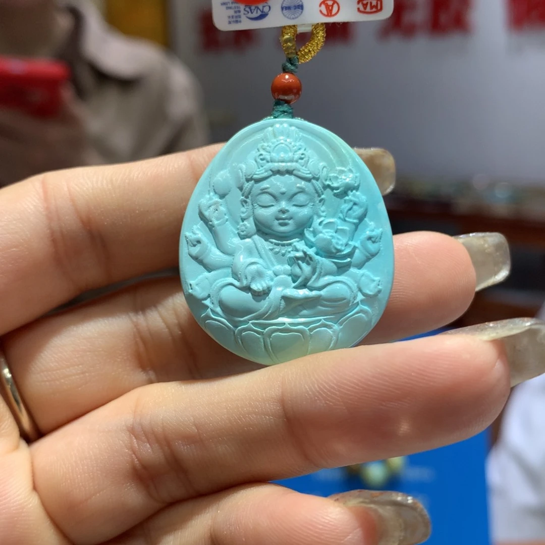 绿松石未镶嵌配饰