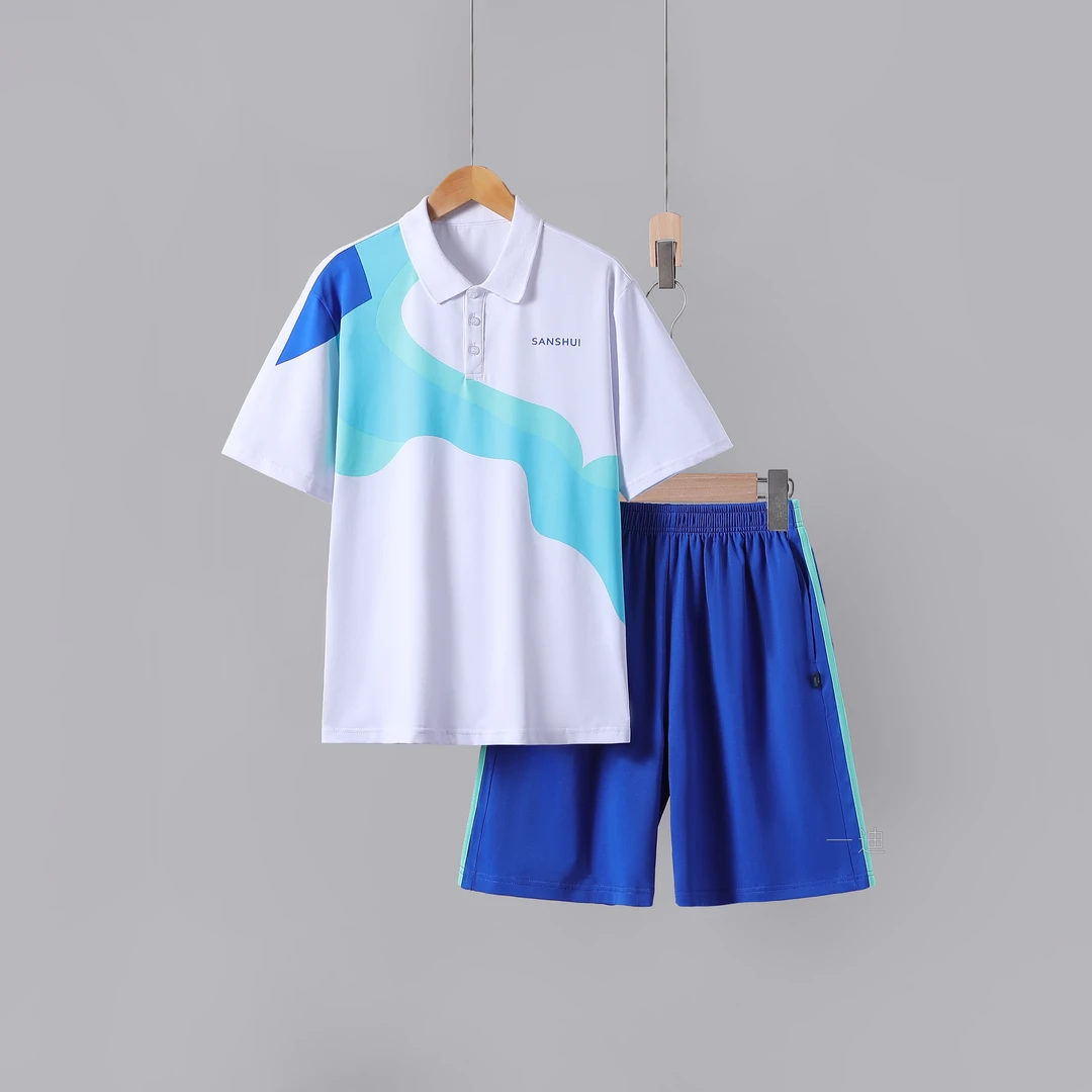一迪三水高学夏装校服亲肤弹力升级版女童女童运动高级版