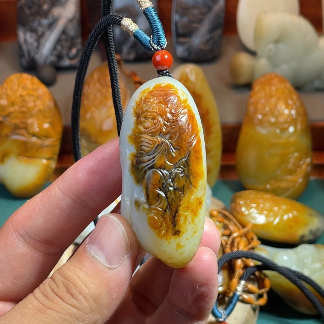 吊坠(不含链)未镶嵌和田玉