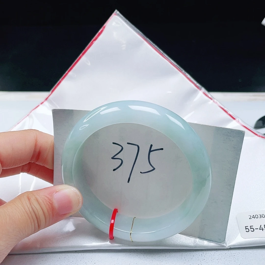 翡翠未镶嵌手镯55+正圈