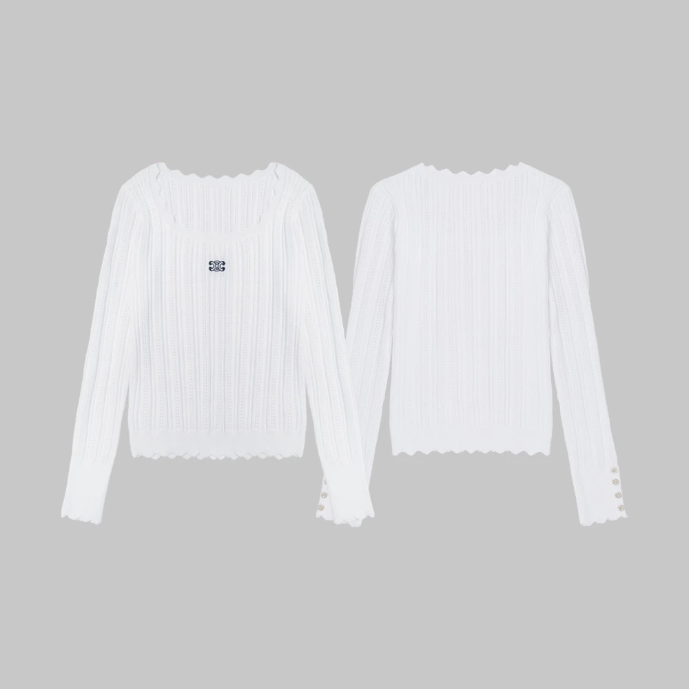 【COCO LESELY】毛针织衫百搭细闪弹力针织衫毛衣上衣#17-CX-0109