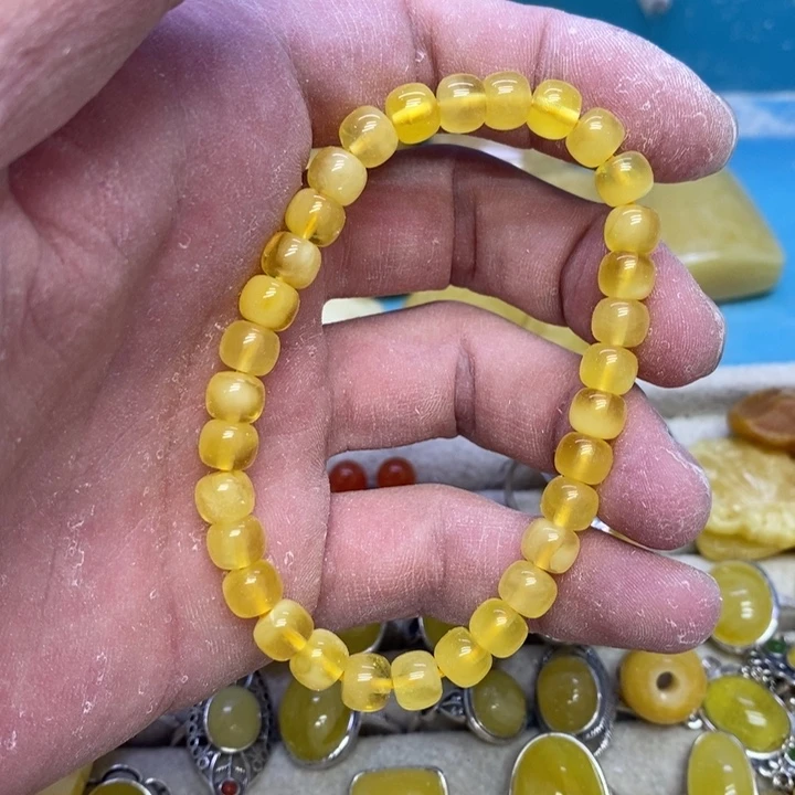 蜜蜡裸石未镶嵌多样性发货