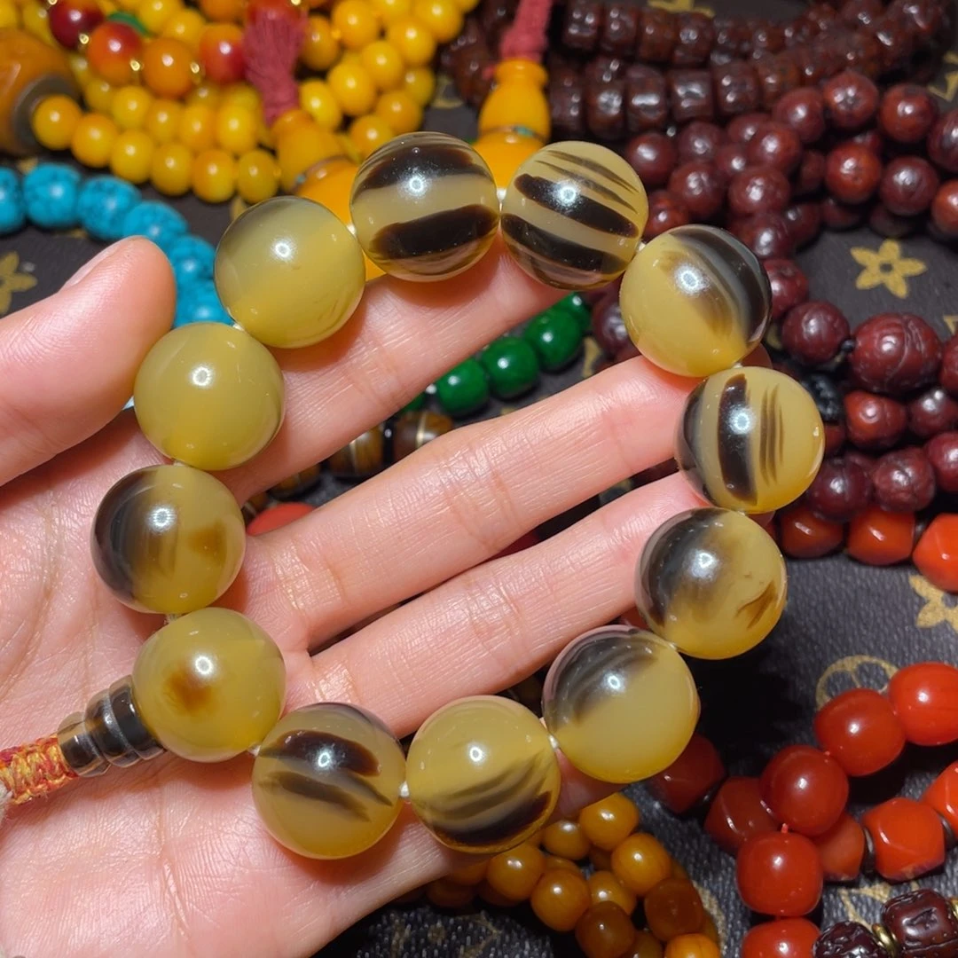 竹***妹牛骨手串/手链藏传文玩手串手链