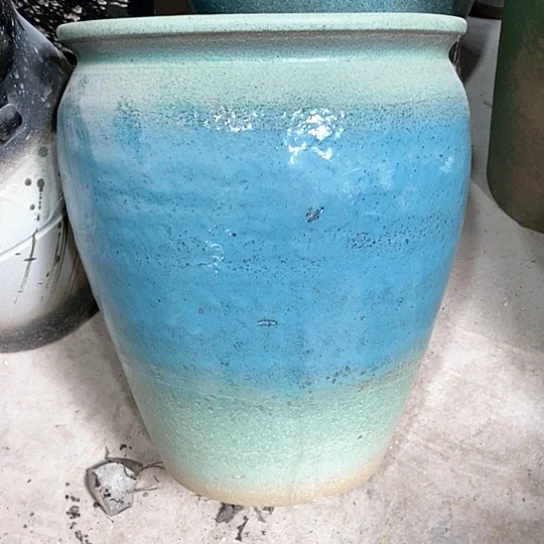 紫砂花盆口26高度31瑕疵做工