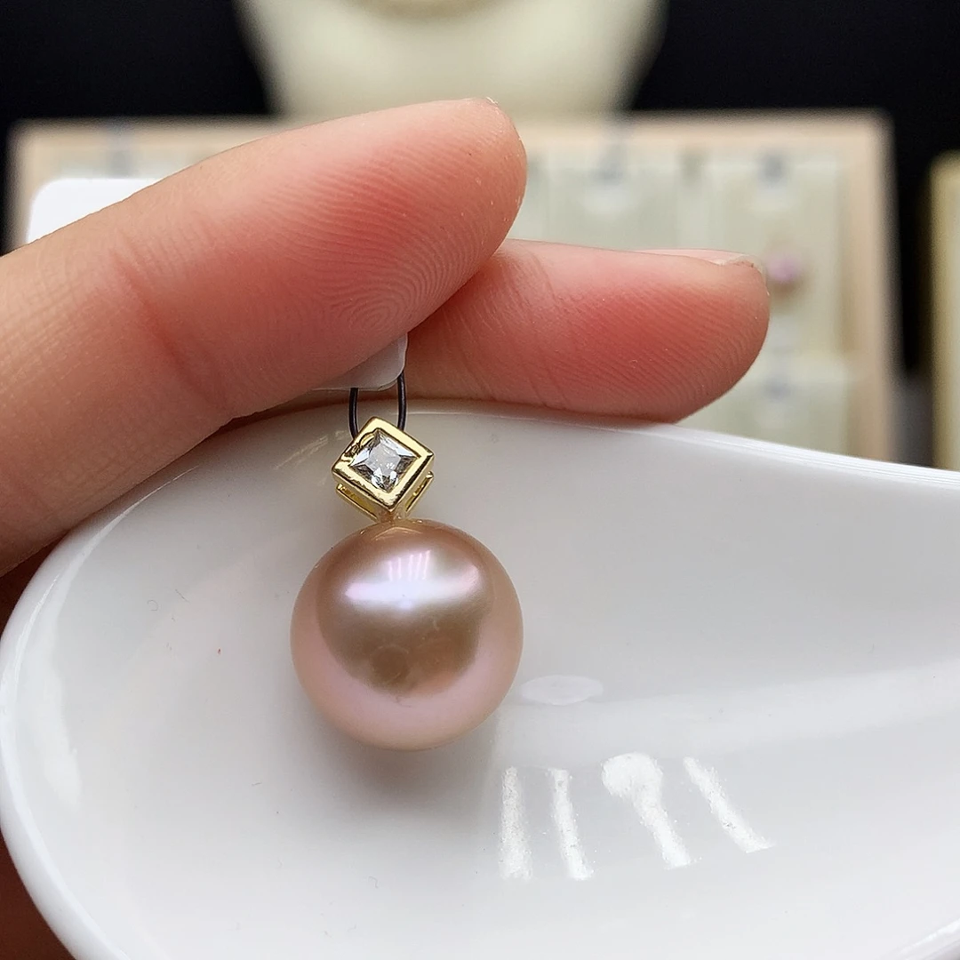 颈饰合金淡水珍珠