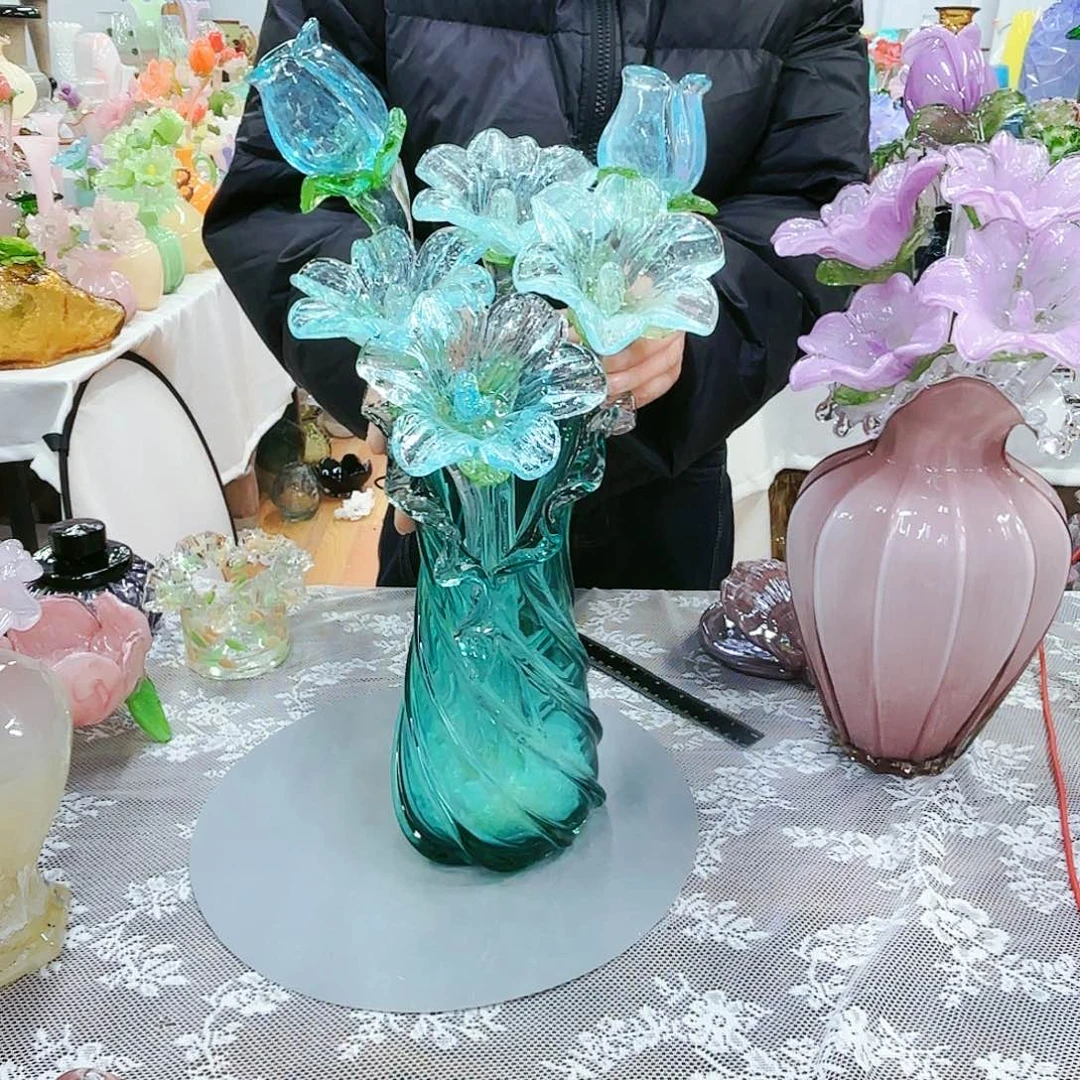 福利不退不换琉璃花瓶艺术品