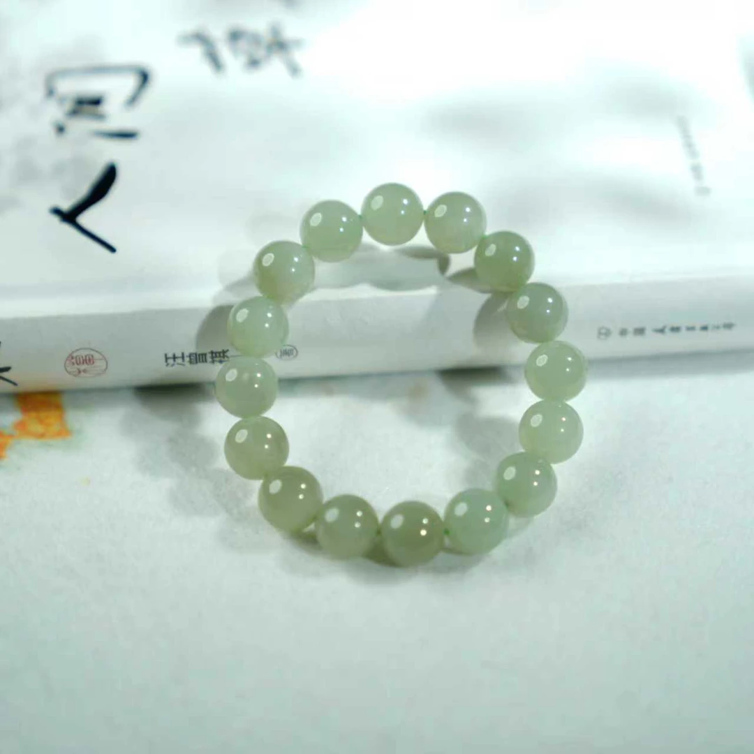 【睿泽&小池专属】和田玉晴水手串 12mm