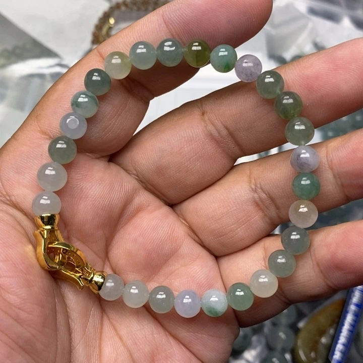 定制翡翠未镶嵌毛货需要抛光请慎拍