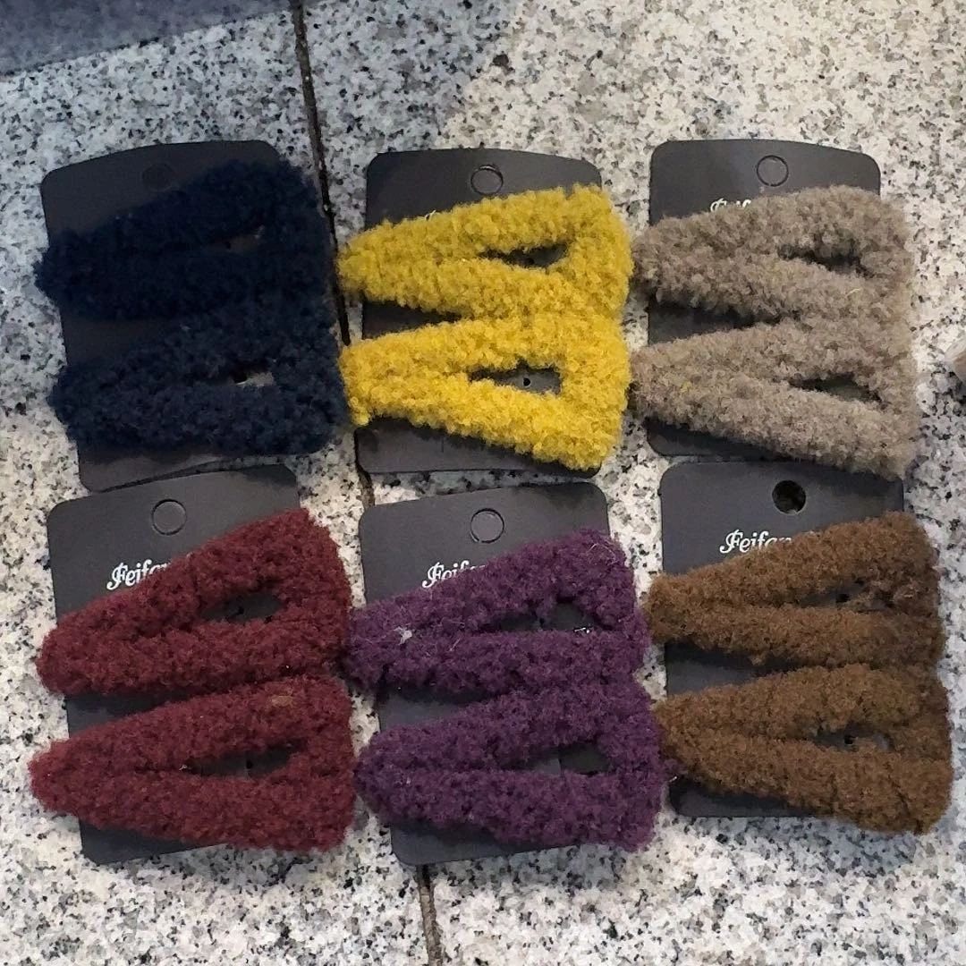 布艺铁合金发一对备注颜色