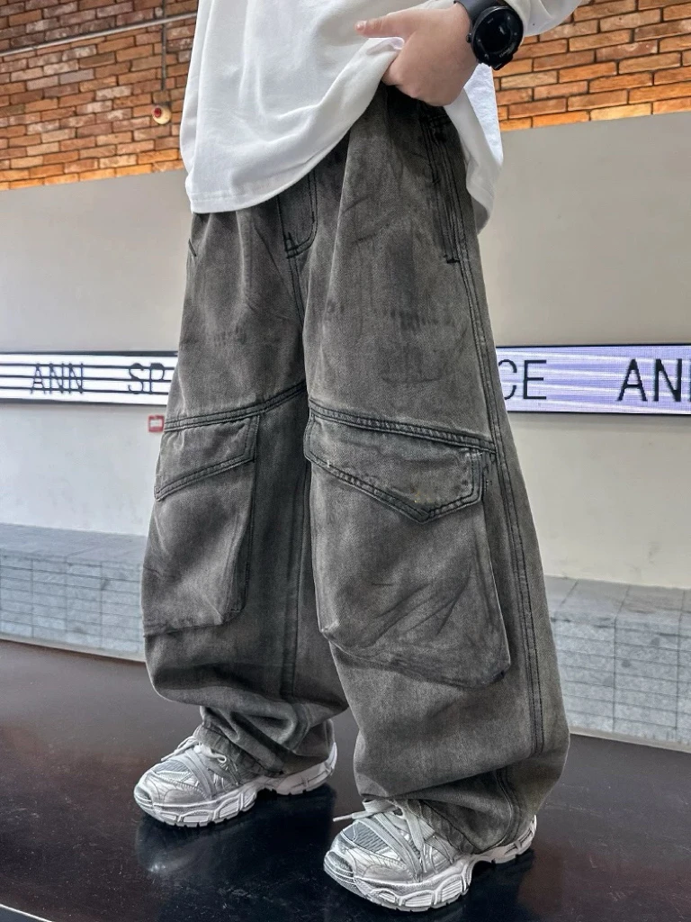 2125潮流帅气工装裤男女童春秋款