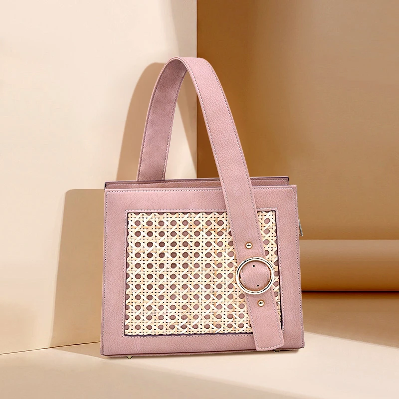 【凰图工艺】2025新款限量ins网红时尚轻奢小众甜辣风复古拼色包包