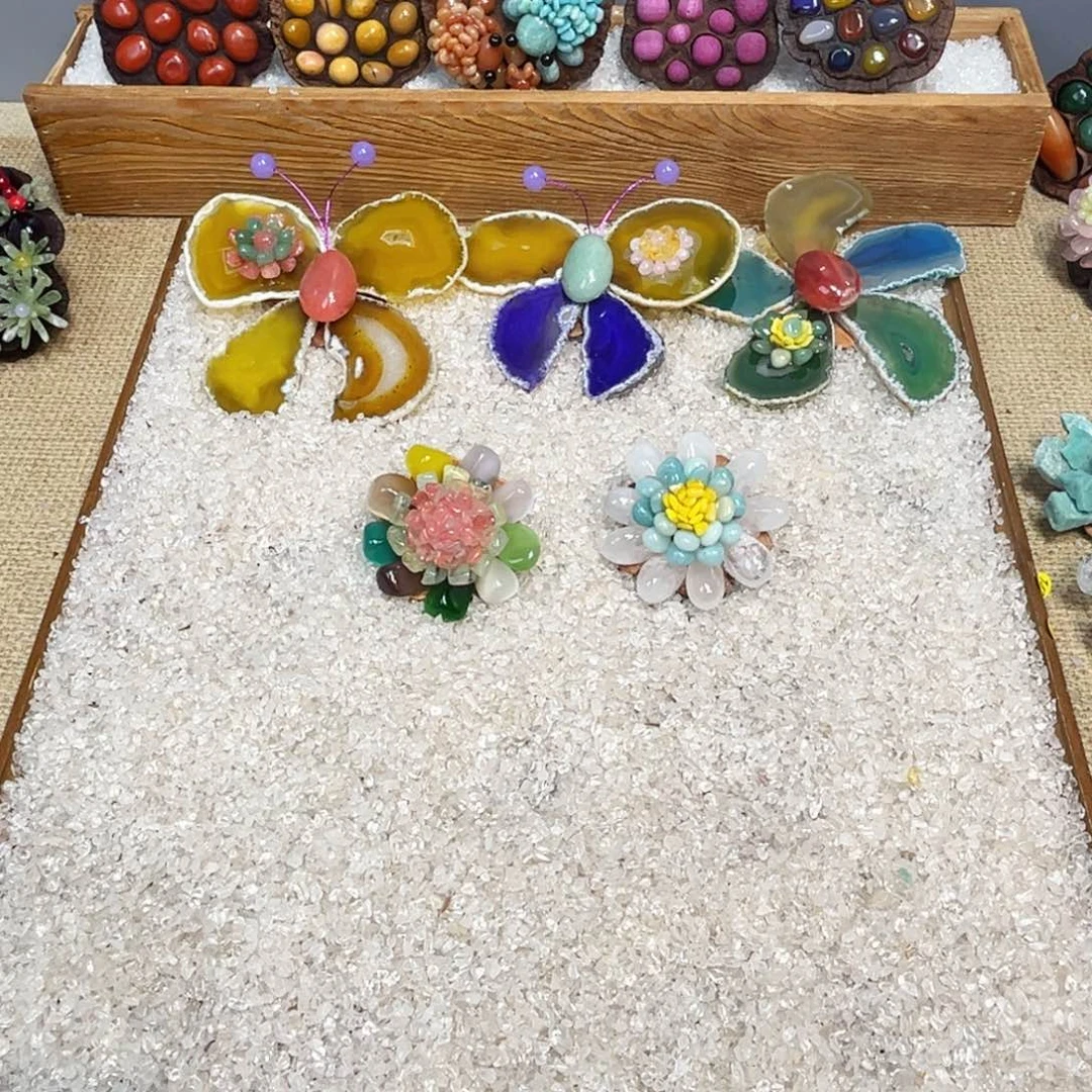 顽***)松塔干花摆件永生花