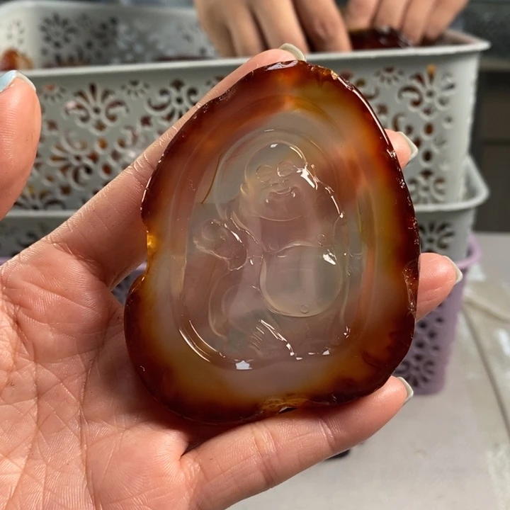 玛瑙/玉髓吊坠(不含链)未镶嵌