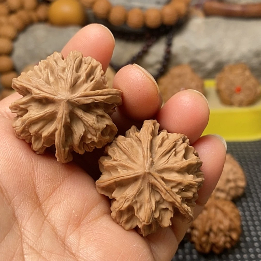 【闪购商品】把件文玩核桃全品三棱人字