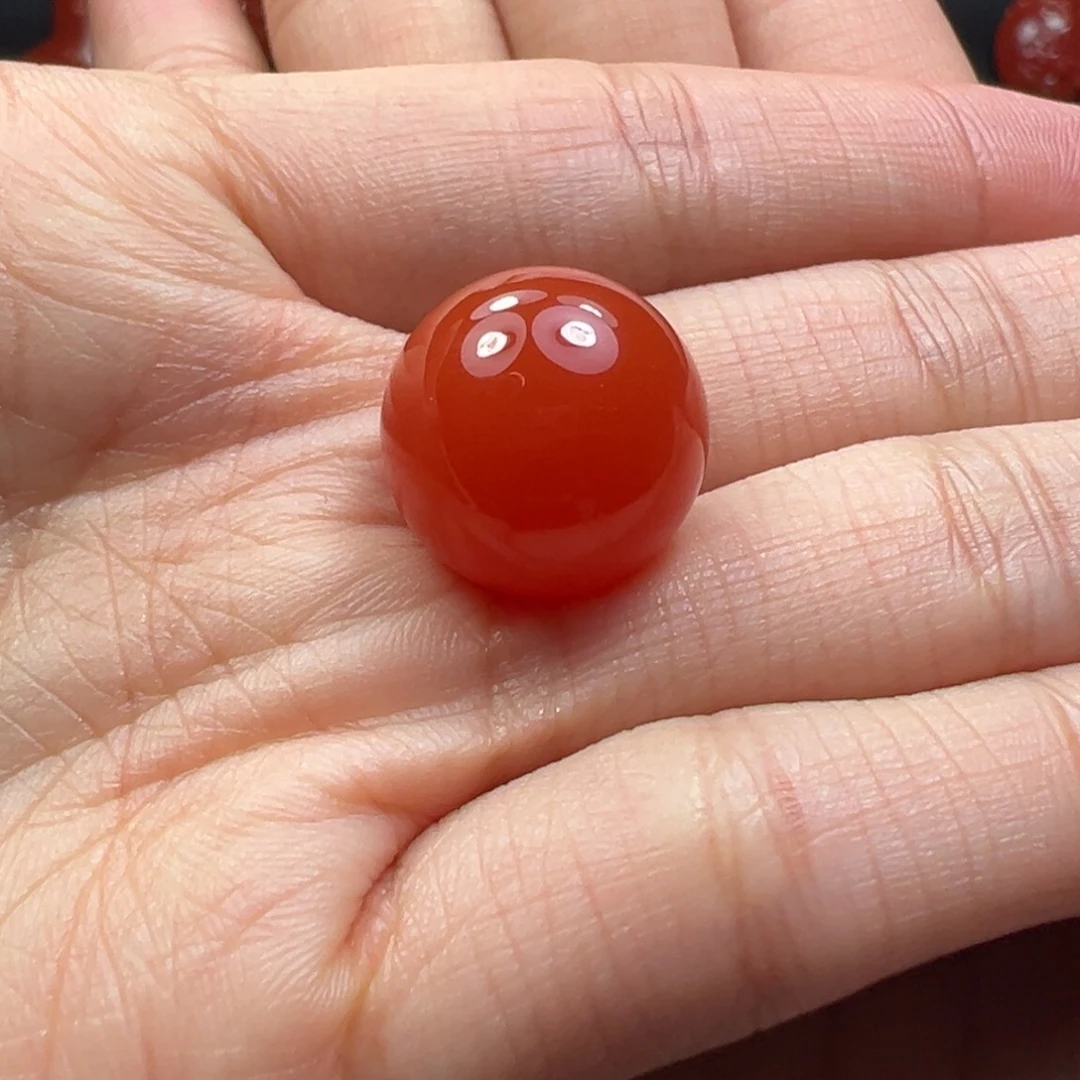 南红玛瑙未镶嵌珠子