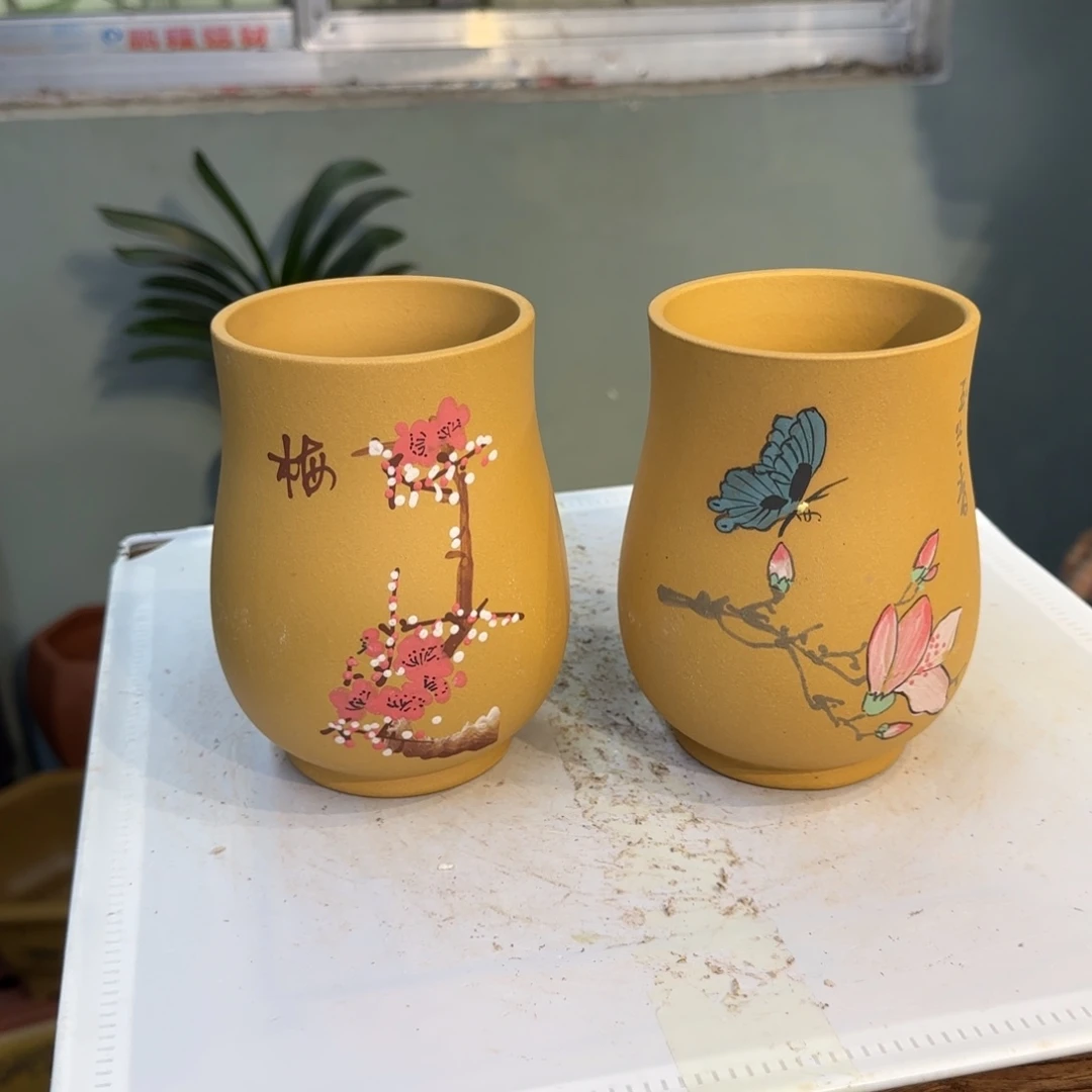 花盆紫砂紫砂口径9图案随机