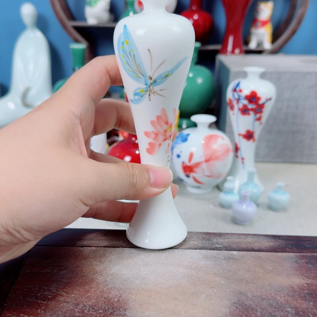 陶瓷手工小花器摆件