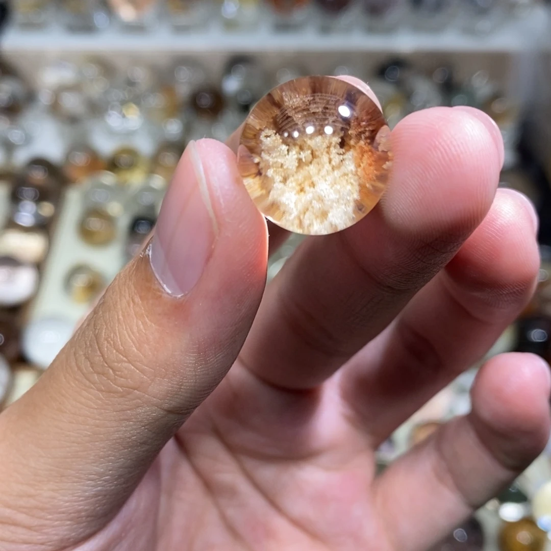 水晶珠宝半成品未镶嵌17m