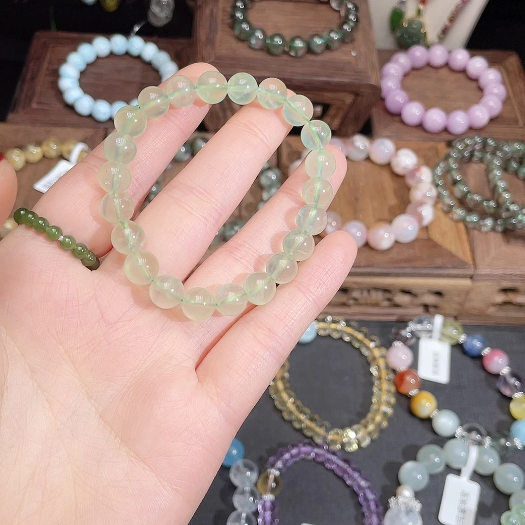 水晶手链未镶嵌葡萄石