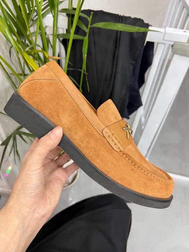 杰翻毛皮一脚蹬男士低帮休闲百搭软底鞋