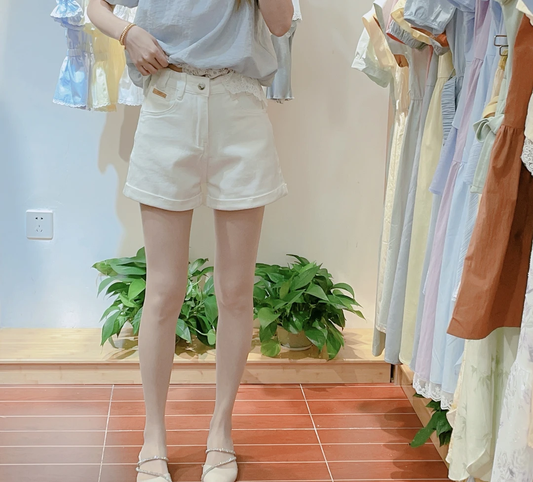来米家  夏季新款洋气百搭牛仔裤子