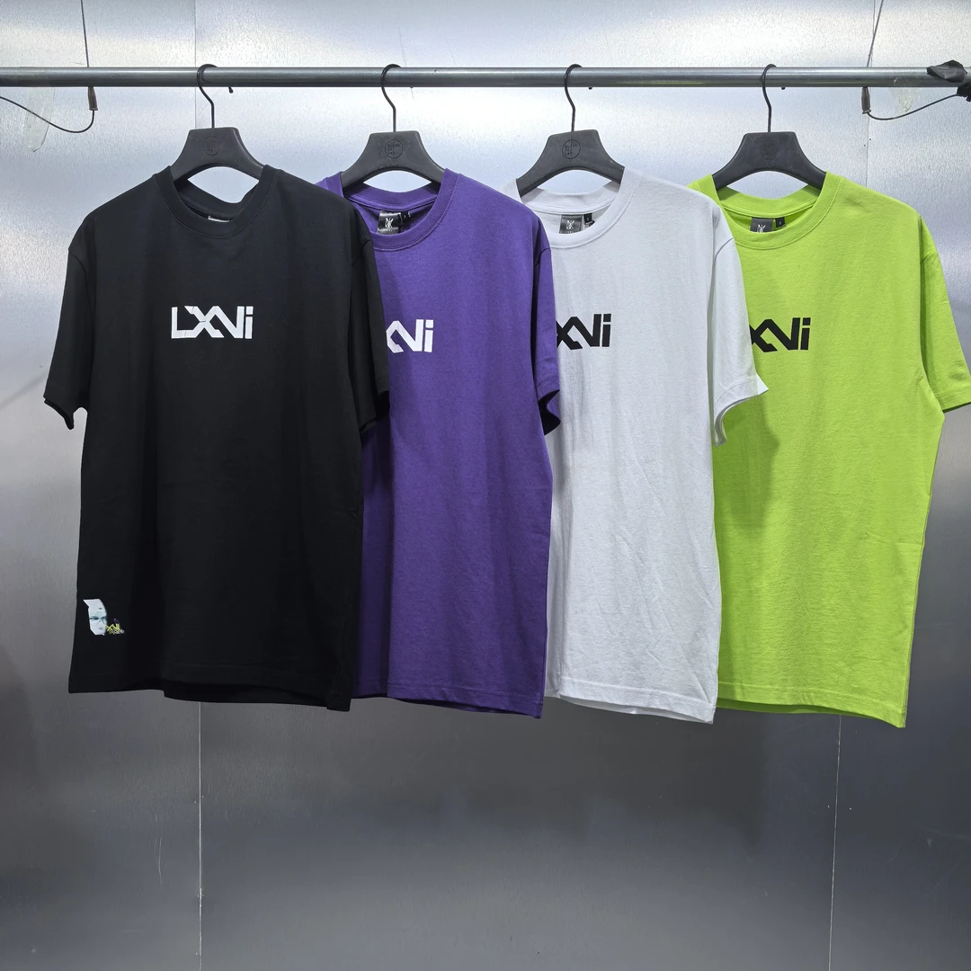 G01-81320-IN 夏款男女简约印花宽松休闲短袖T恤