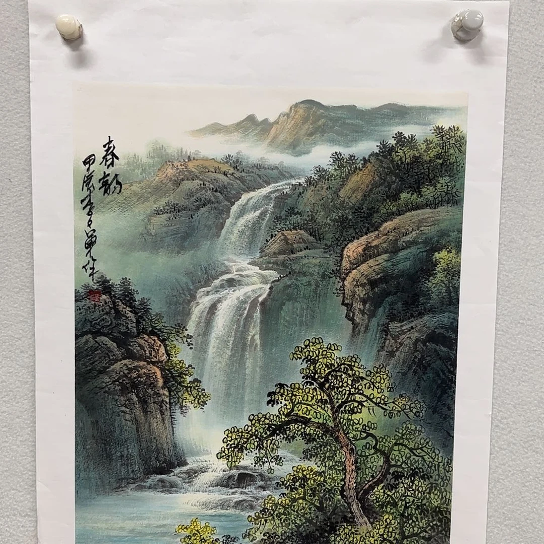 国画李文军老师精品