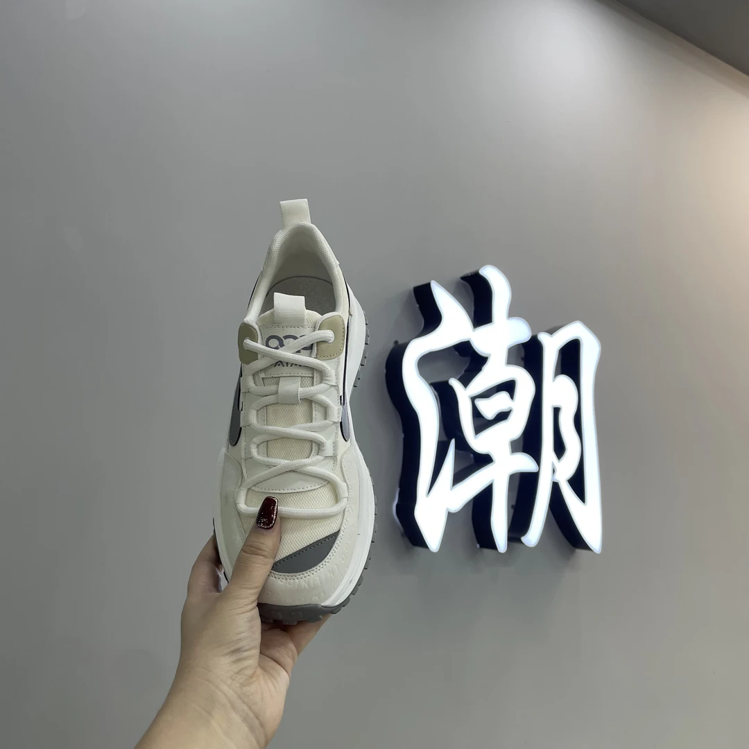 派爱奇25年新款潮流网面百搭低帮运动鞋男鞋休闲透气时尚休闲鞋