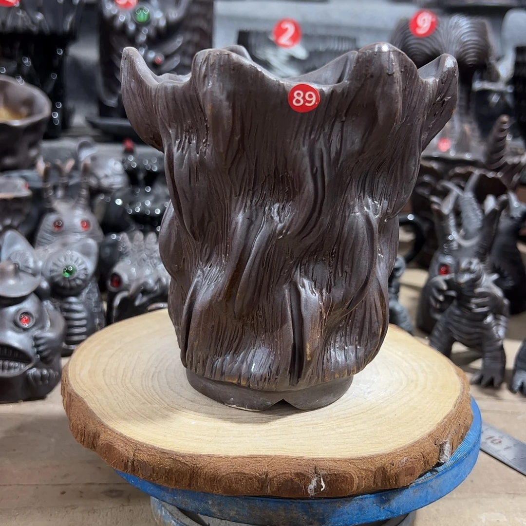 89号，手捏手刻，内口10.5外高13.5