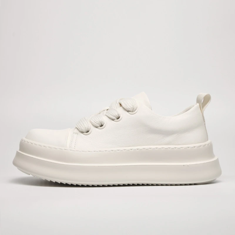 8130 百搭经典真皮潮流麦昆小白鞋舒适男士休闲鞋