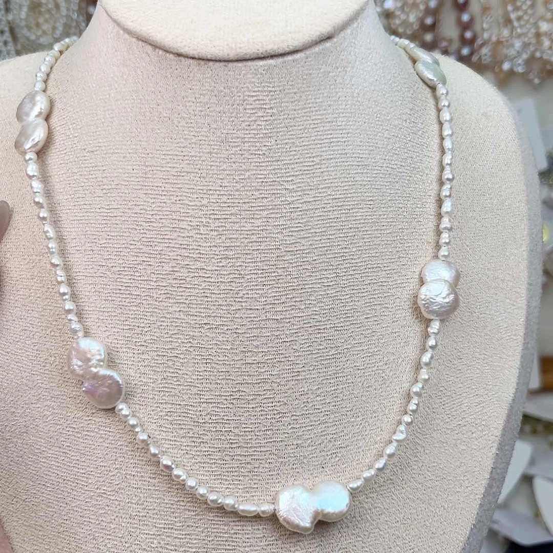 淡水珍珠未镶嵌颈饰